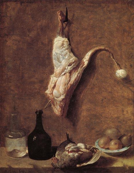 Jean Baptiste Oudry Still Life with Calf's Leg China oil painting art